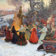 Празднование Масленицы на Руси