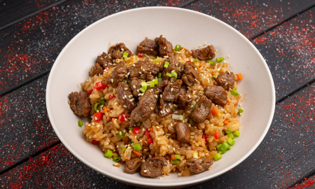рис с говядиной