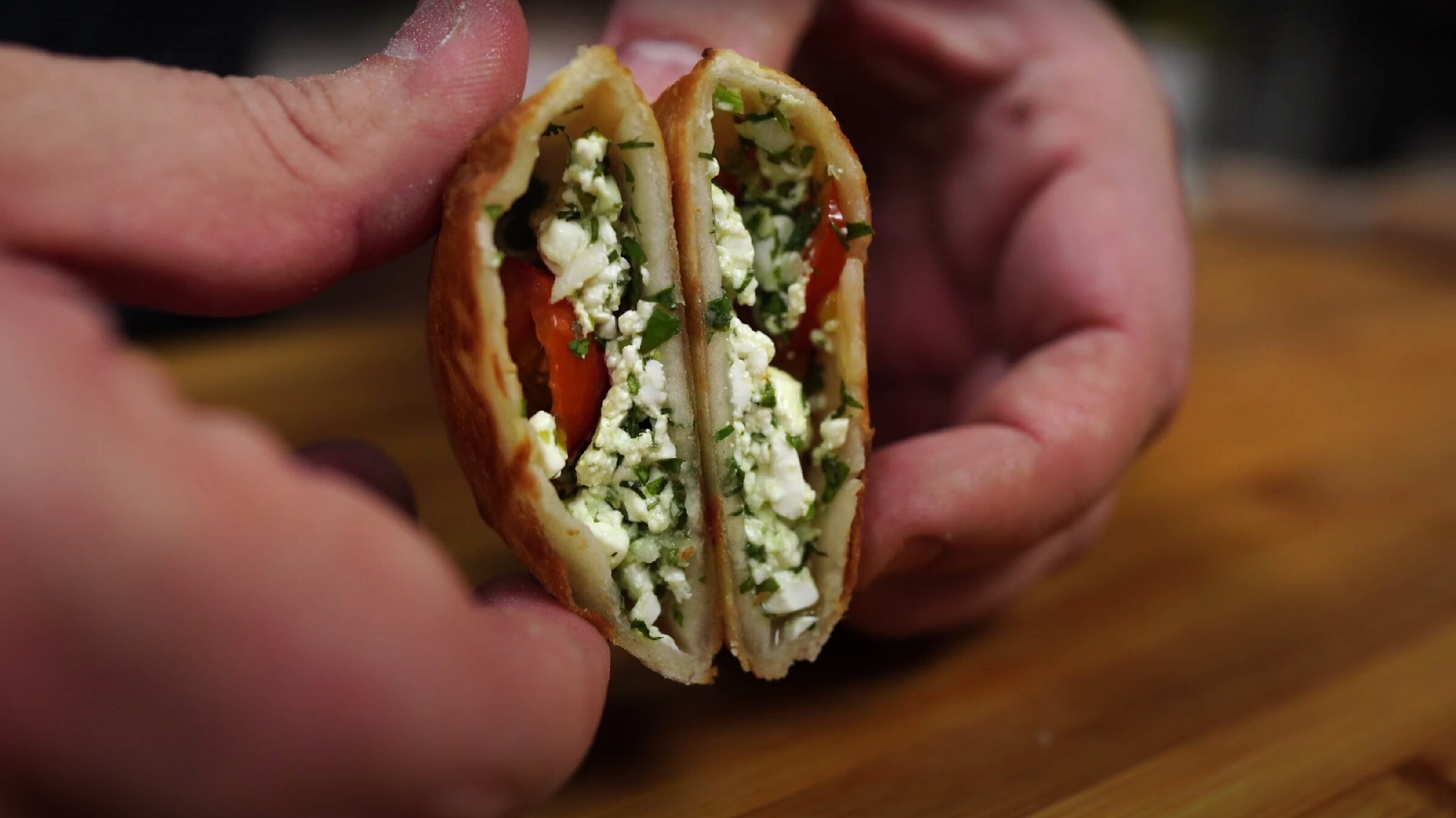 пирожки с творогом