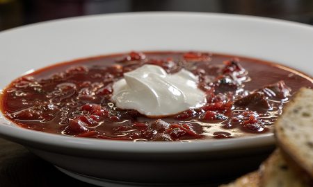 борщ с вишней