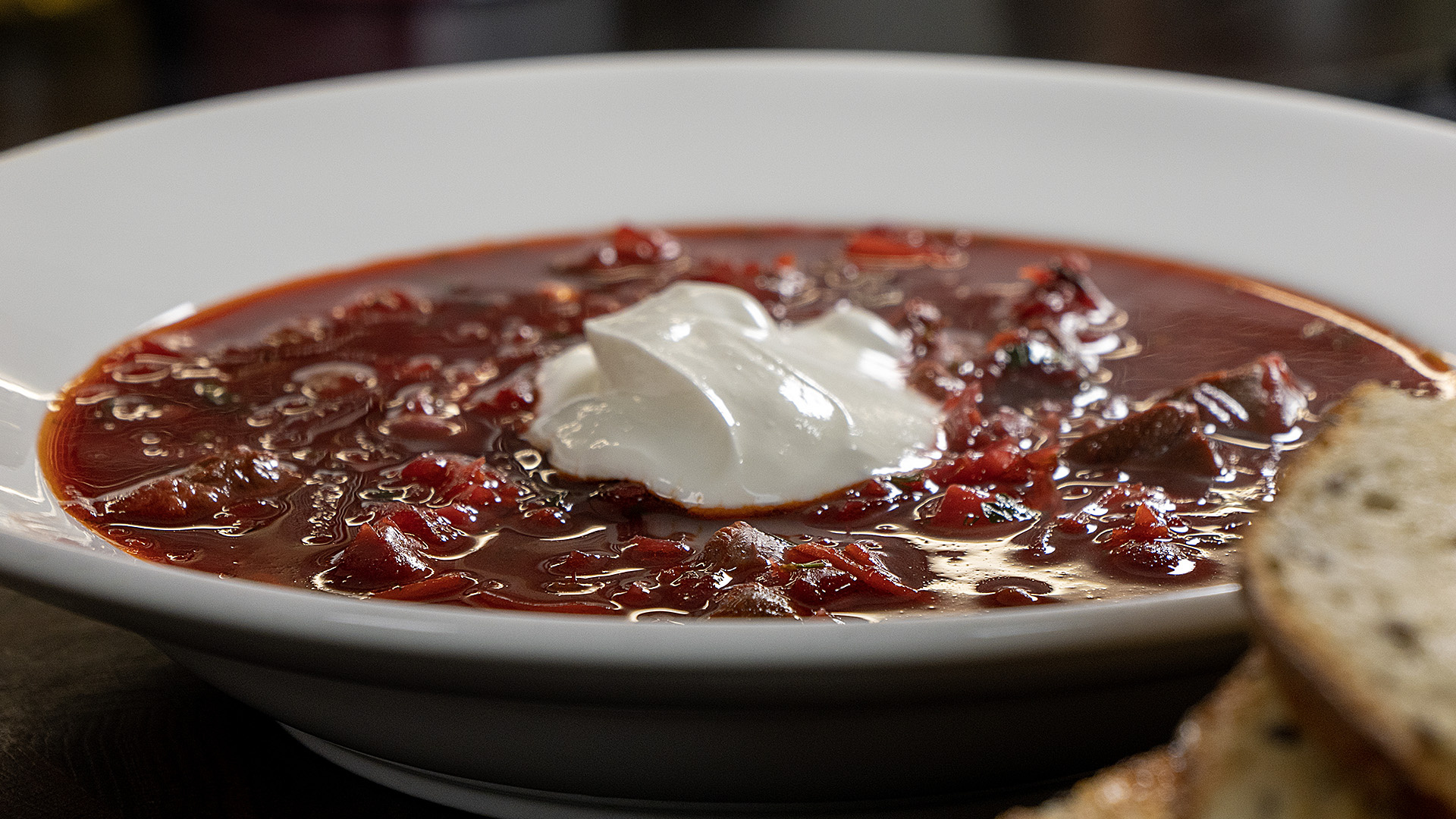 борщ с вишней