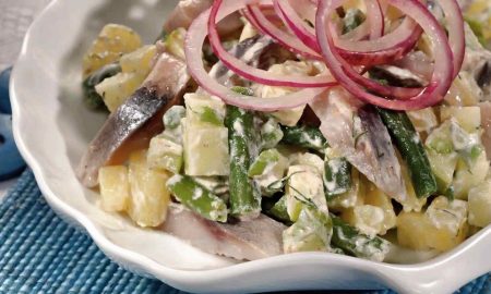 салат с селёдкой