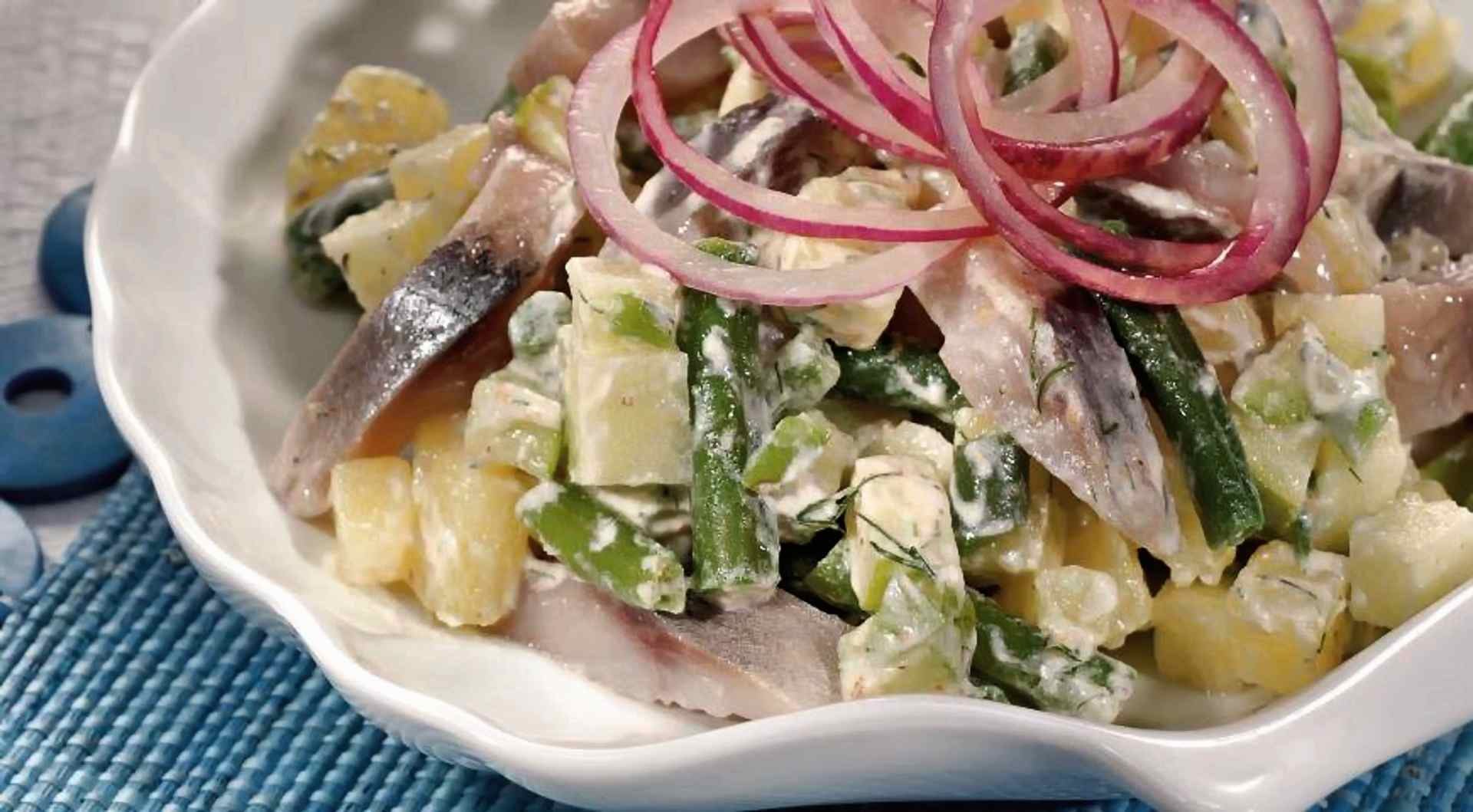 салат с селёдкой