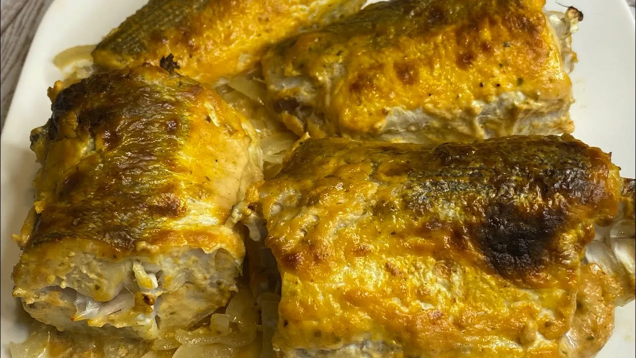 Минтай в духовке