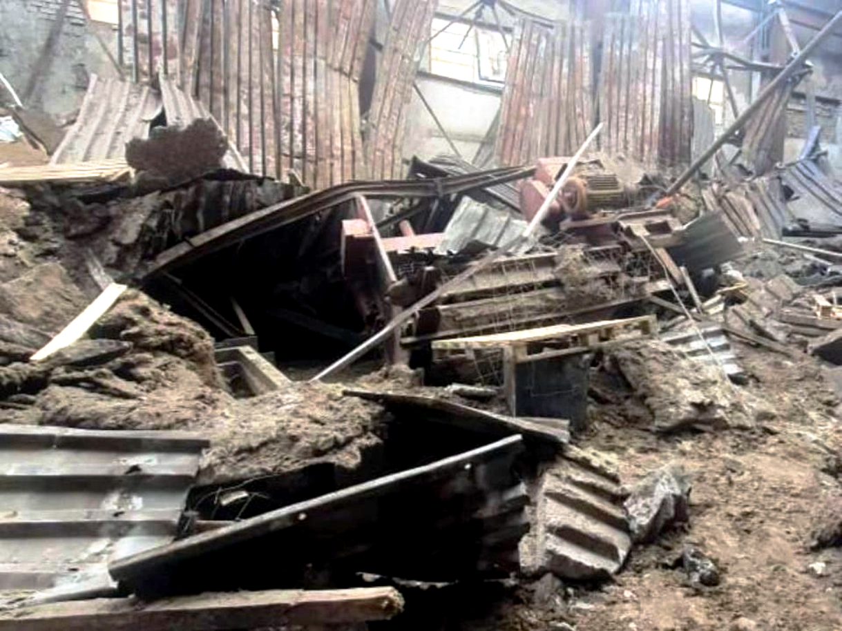 обрушение крыши