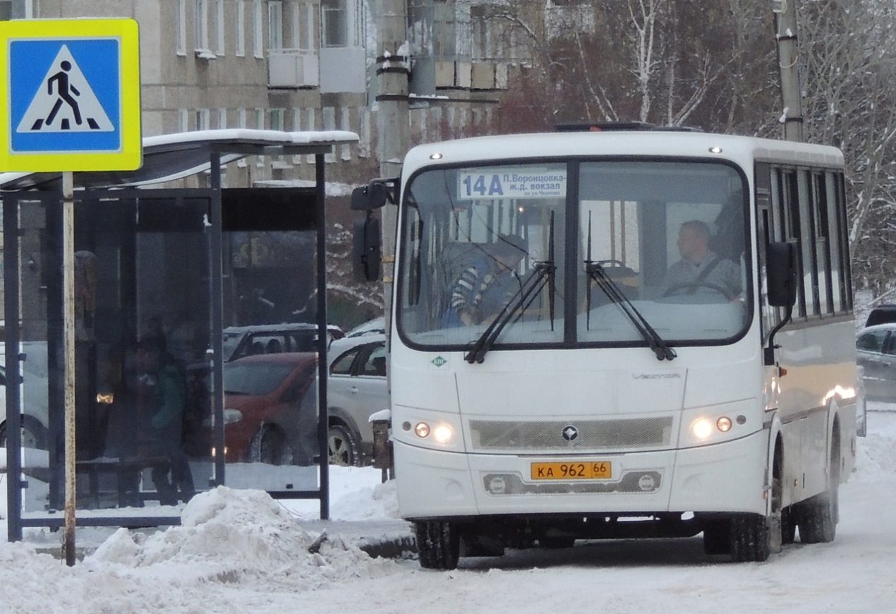 Автобус маршрута № 14А в Краснотурьинске
