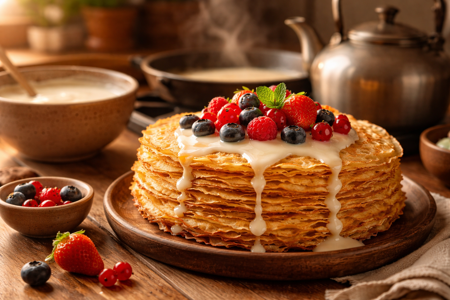 Блины на масленицу