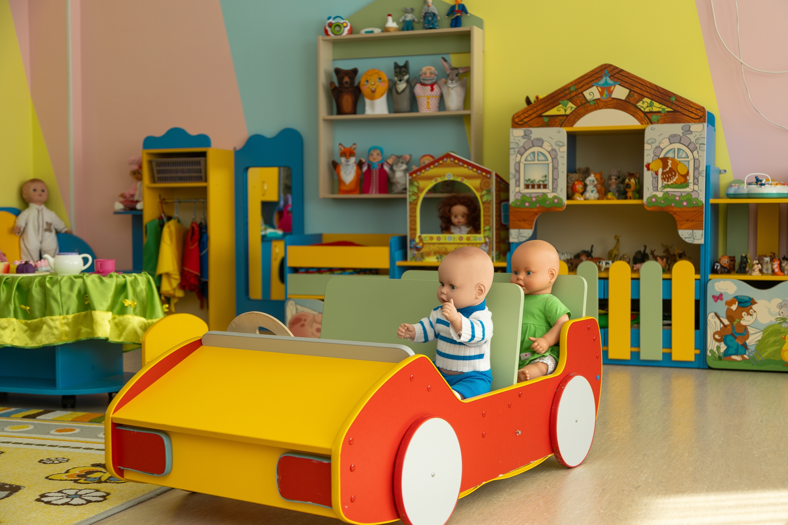 игрушки в детском сады
