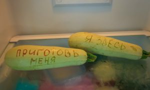 Два кабачка в холодильнике