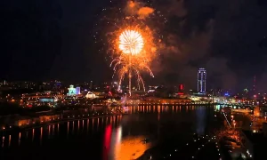 Салют в Екатеринбурге