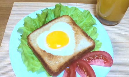 тост с яйцом