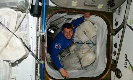 Космонавт Федяев поднялся на бот МКС