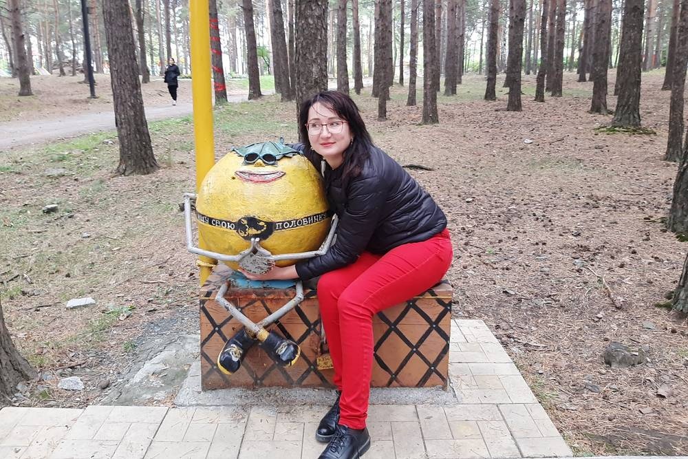 Наталья Крылова на прогулке