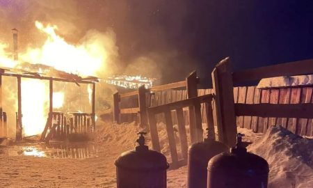 Пожар на конюшне в Сысерти