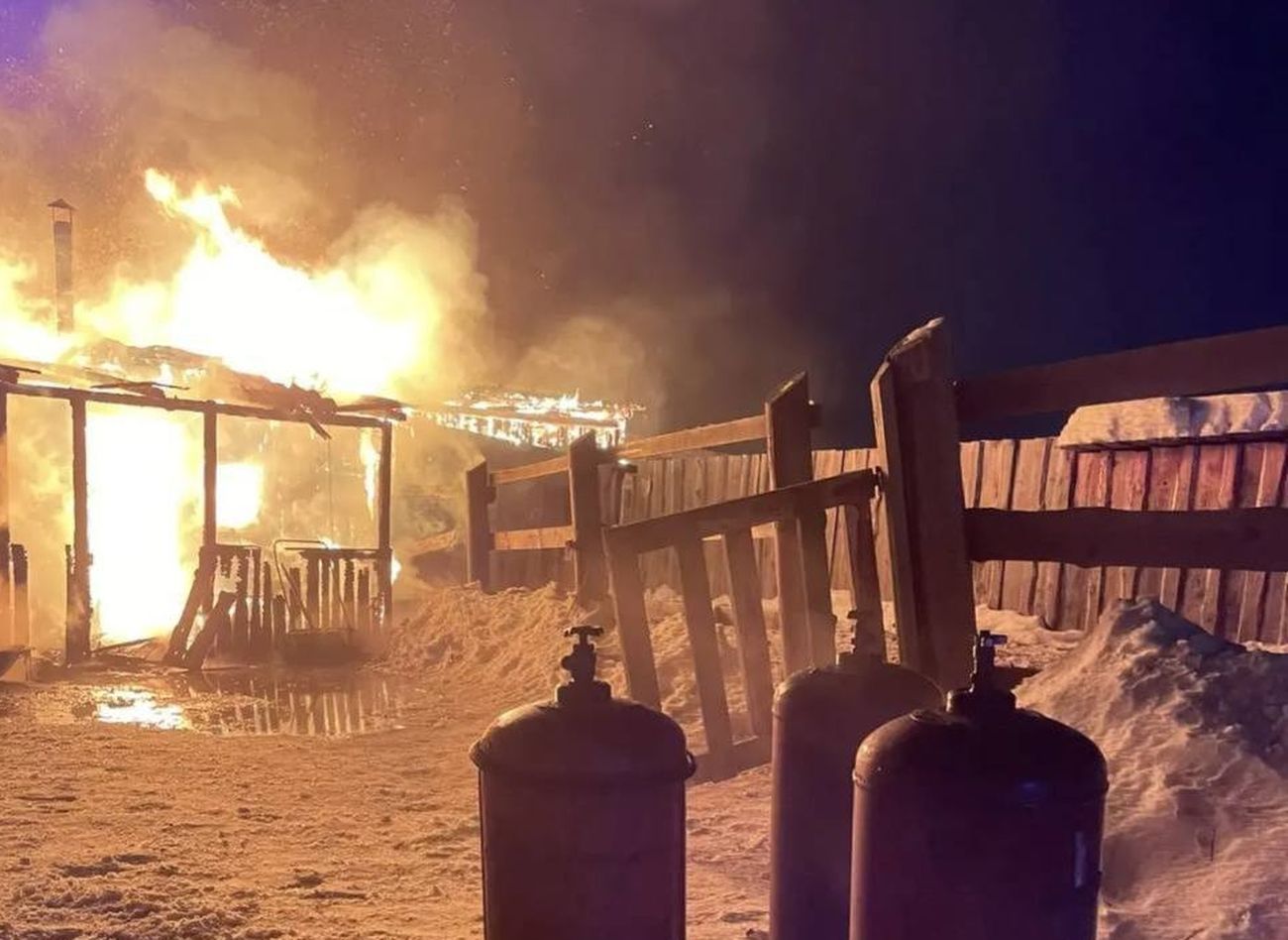 Пожар на конюшне в Сысерти