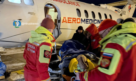 Перевозка пациентки в Москву