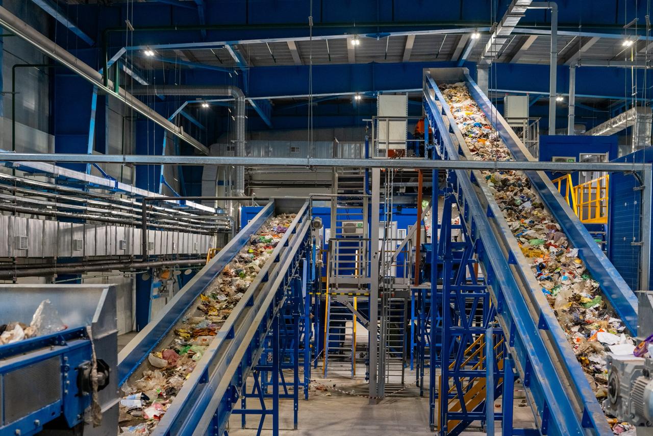 Работа мусорного полигона