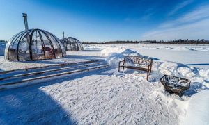 Глэмпинг под Рузой зимой