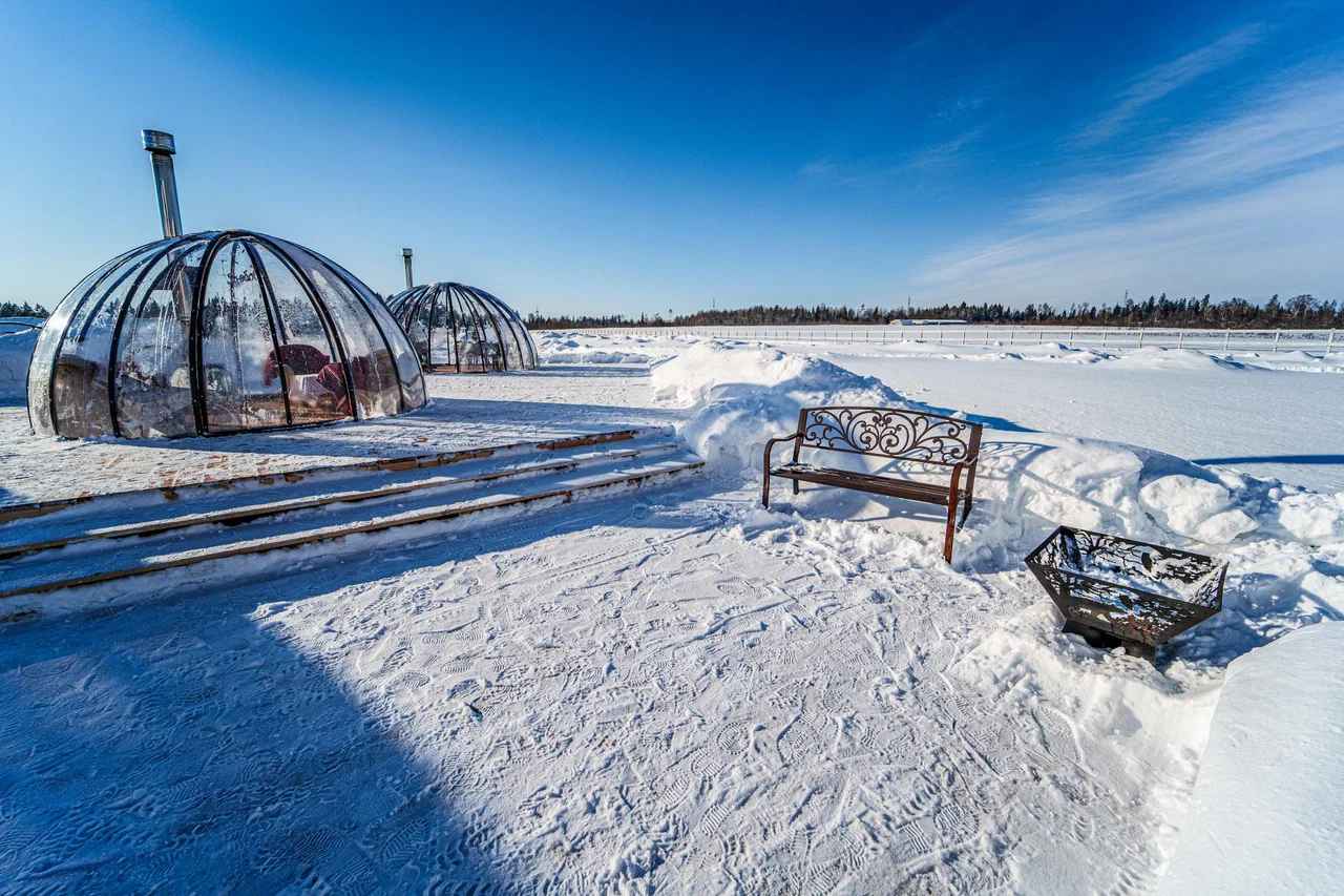Глэмпинг под Рузой зимой