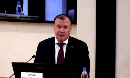 Алесей Орлов после переизбрания на пост мэра