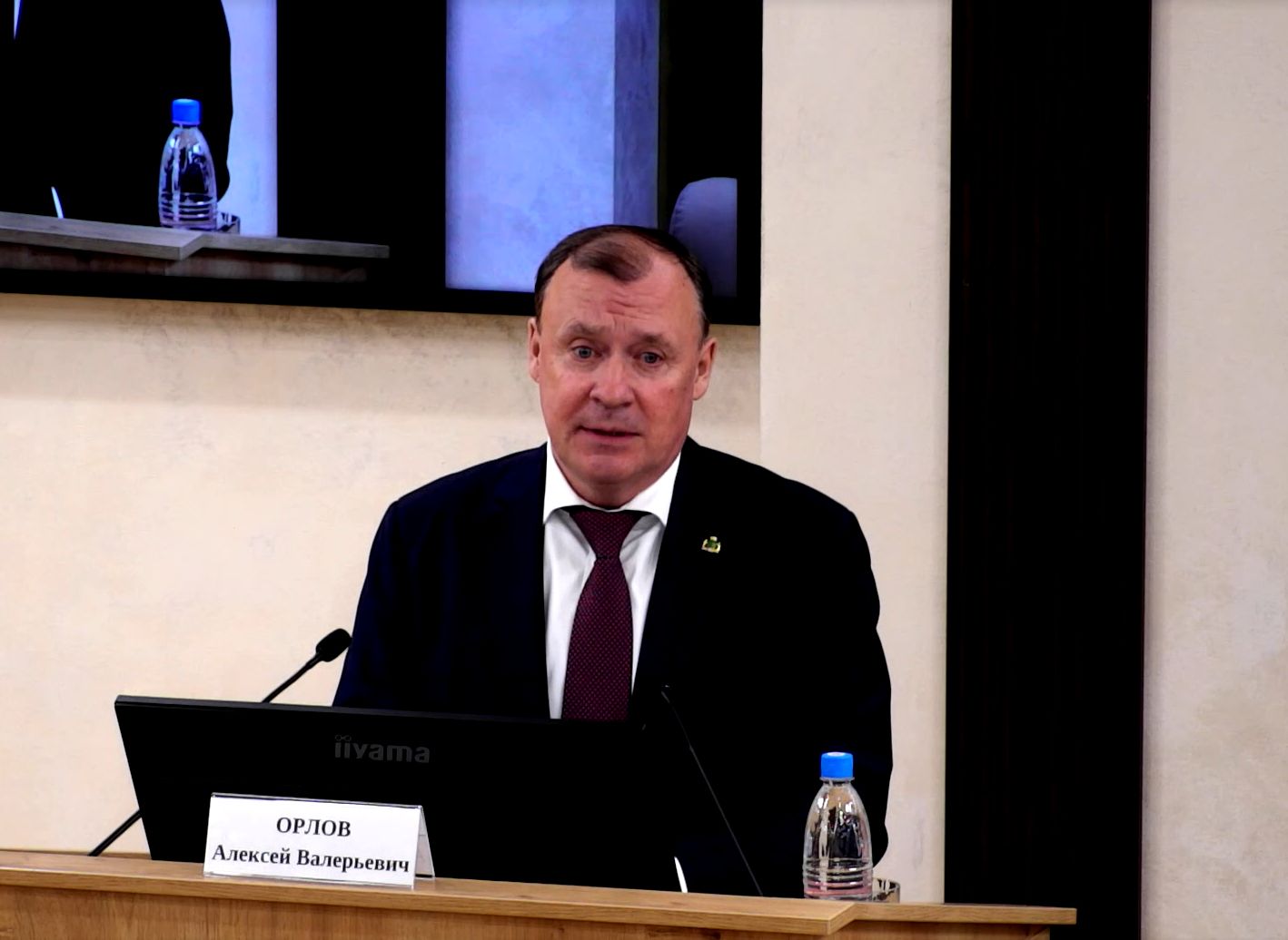 Алесей Орлов после переизбрания на пост мэра