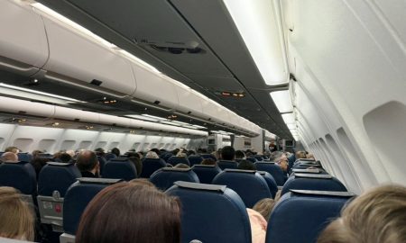 салон самолёта