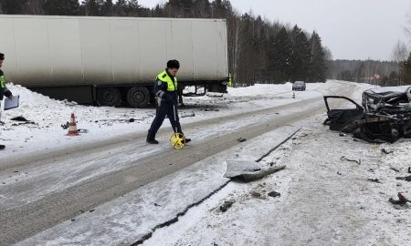 ДТП на автодороге Артёмовский — Зайково 8 февраля 2026 года.