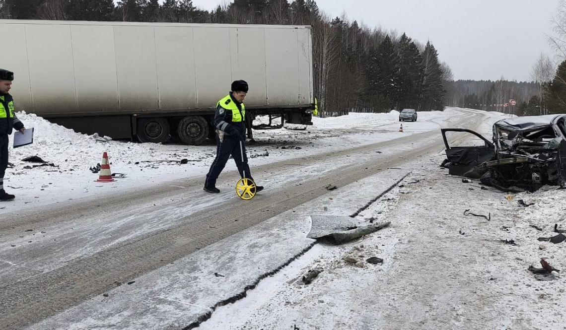 ДТП на автодороге Артёмовский — Зайково 8 февраля 2026 года.