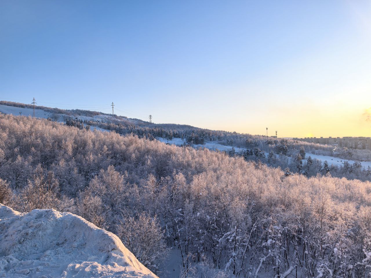 Погода зимой