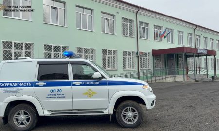 Полицейская машина в Нижнем Тагиле.