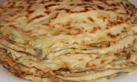 тонкие лепёшки с картофелем