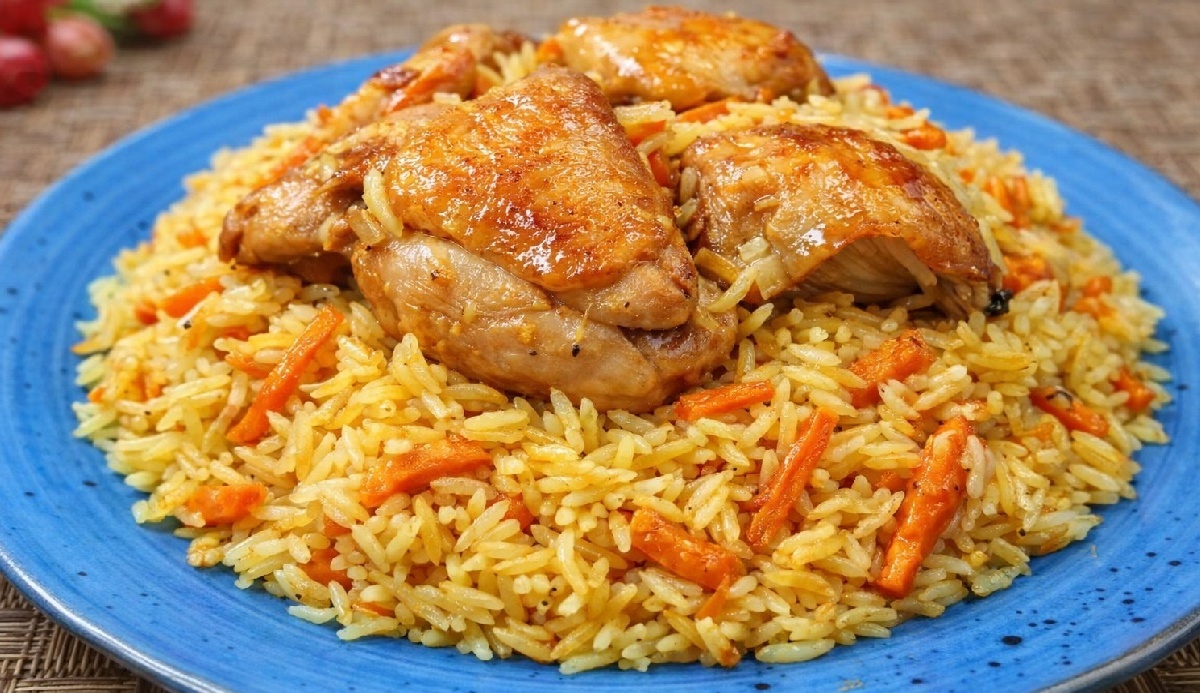 плов с курицей