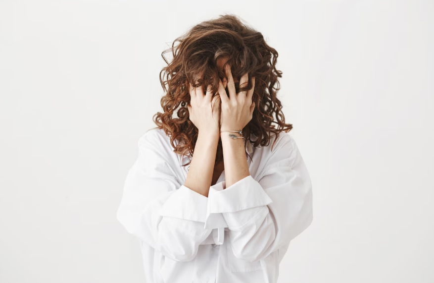 девушка в стрессовой ситуации
