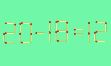 Из спичек сделан пример