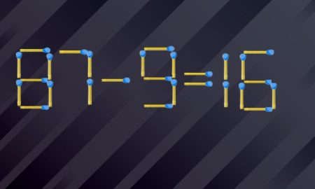 Пример сделан из спичек