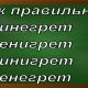 правописание слова винегрет