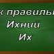 как пишется местоимение их