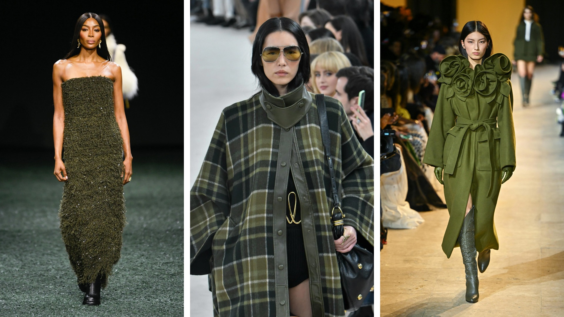 Оливковый с черным