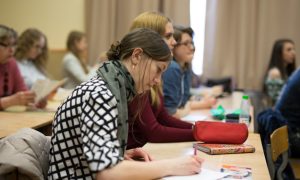 Студенты на лекции