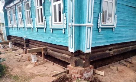 деревянный дом