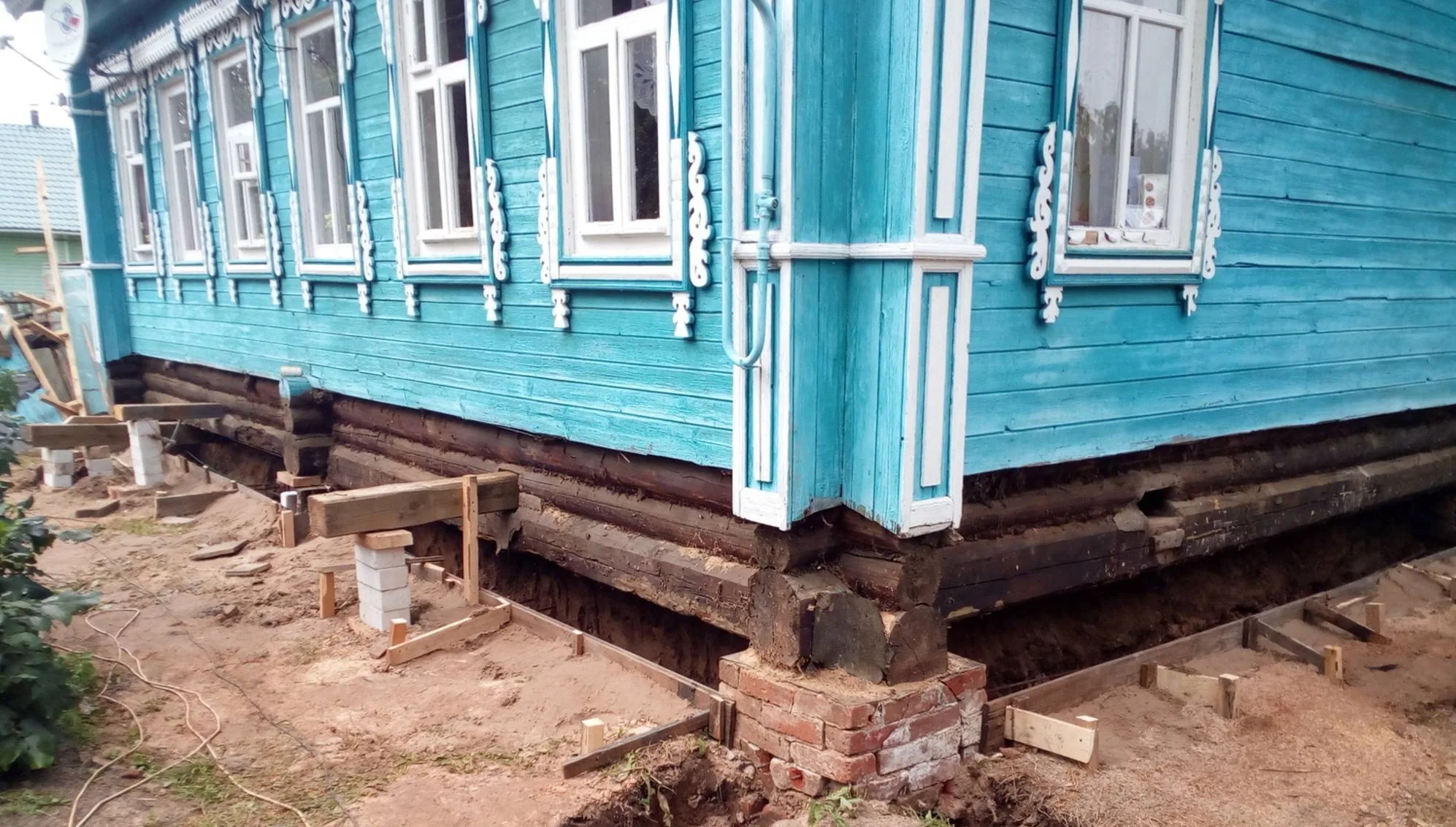 деревянный дом