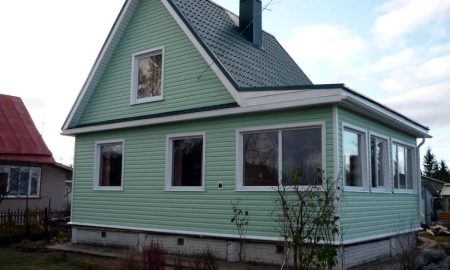 дом с сайдингом