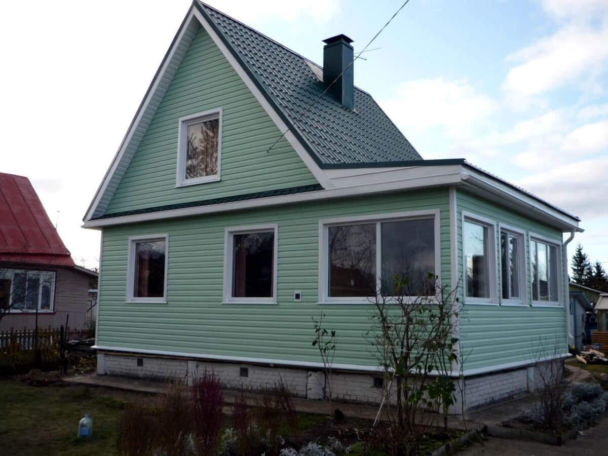 дом с сайдингом