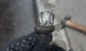 слизанный шлифт