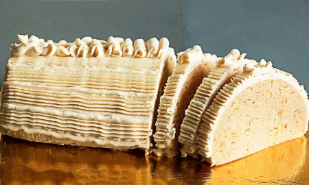 торт "Сливочное полено"