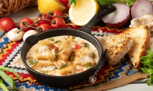 судак в соусе