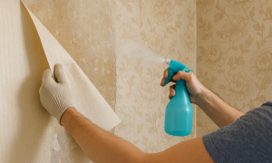 поклейка обоев