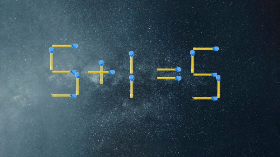 На картинке цифры из спичек