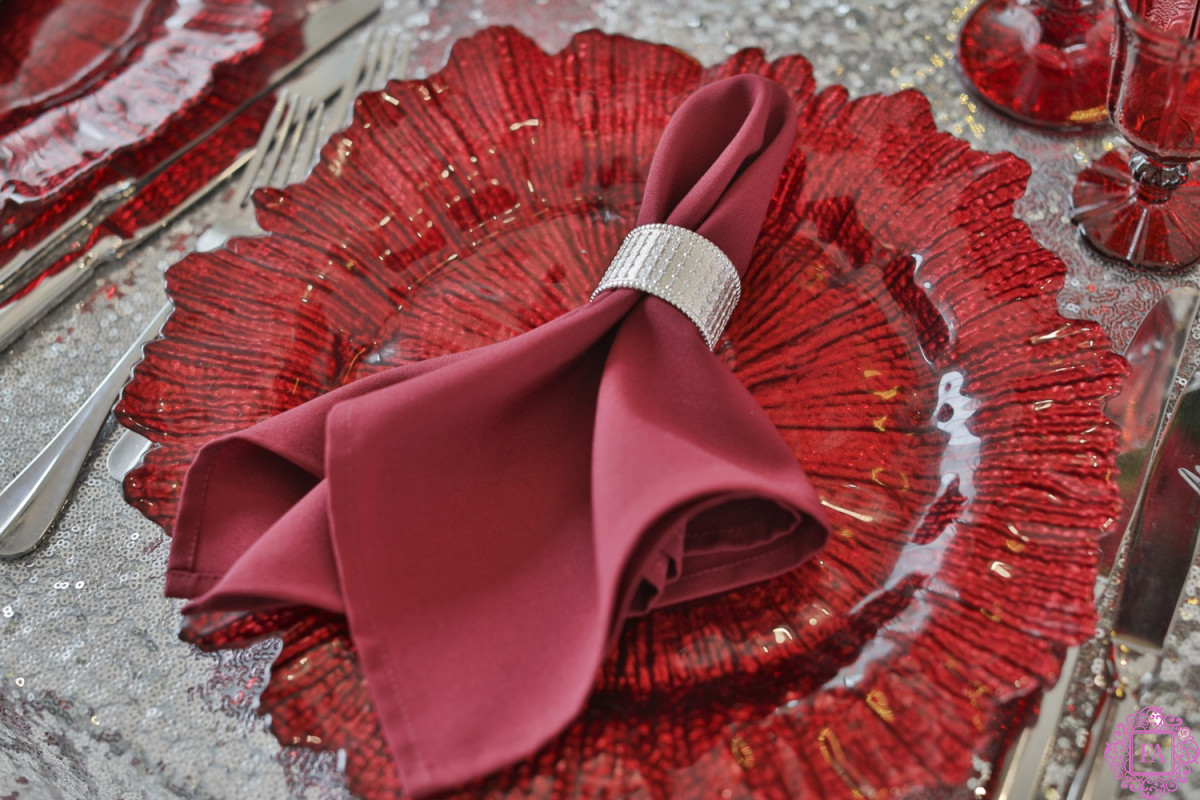 салфетка с кольцом