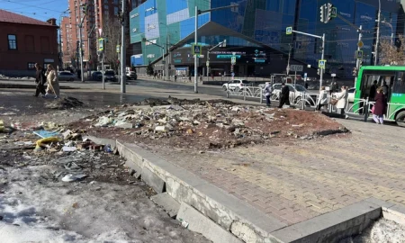 Мусор на дороге